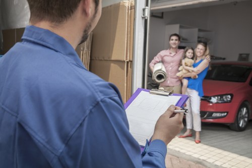 Van service handling belongings with care